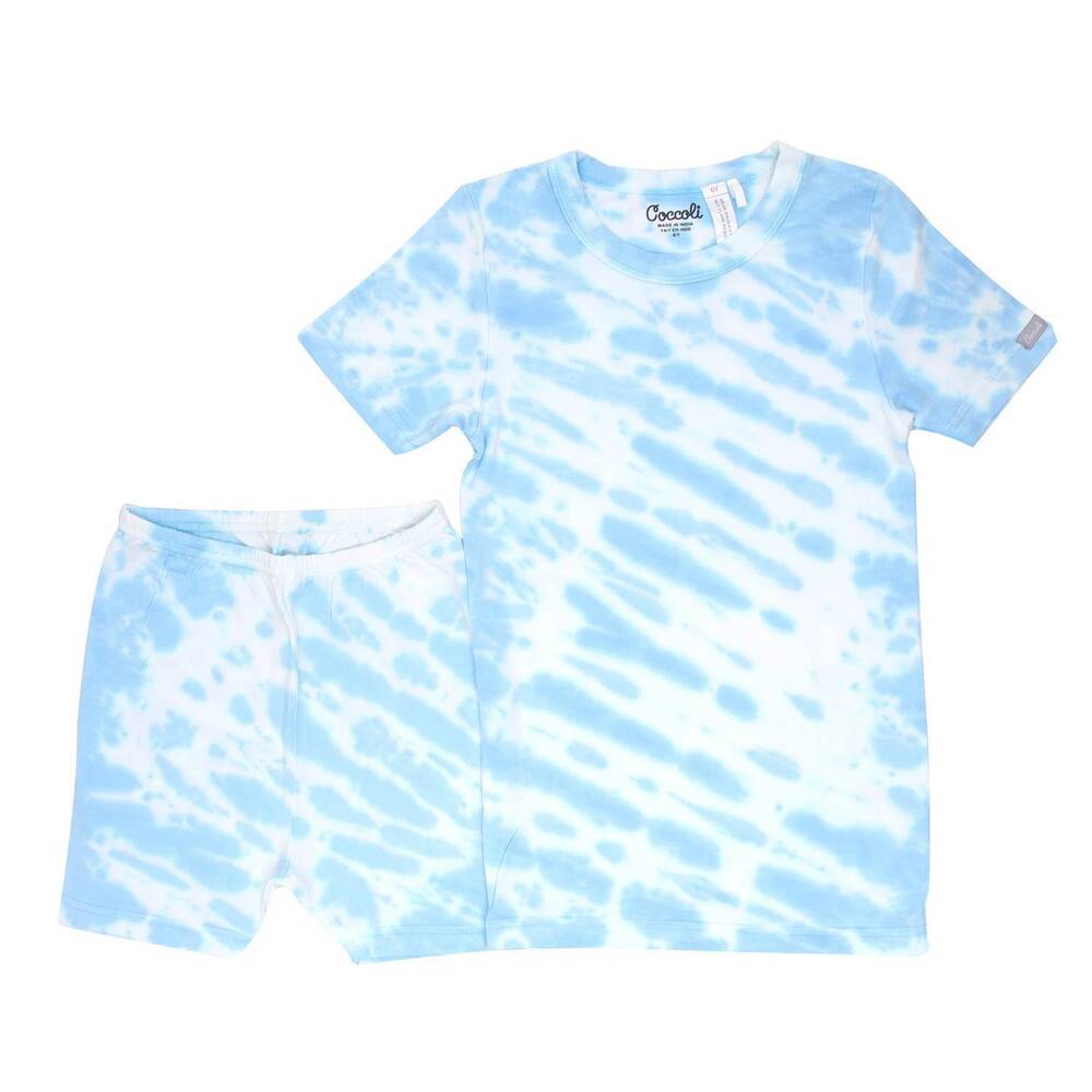 NEW COCCOLI kid's ice pajama set in tie dye